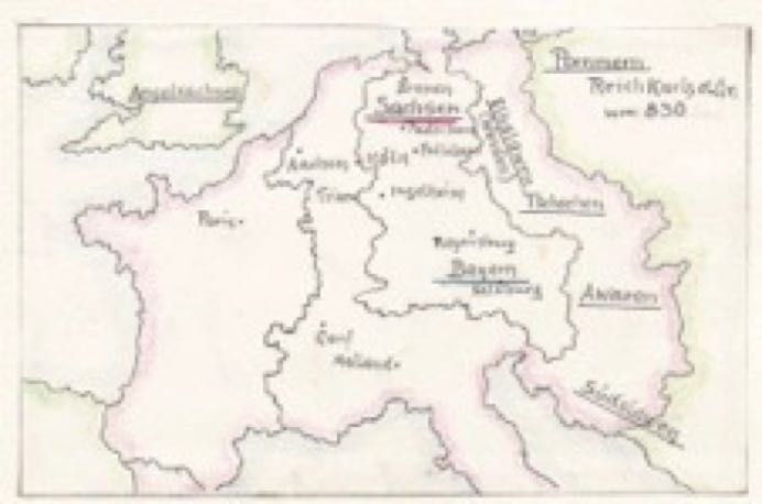 Landkarte-Sachsen